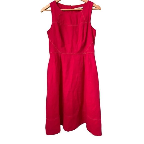 Boden Pink Fit and Flare Cocktail Dress in US size 4R - Picture 3 of 11